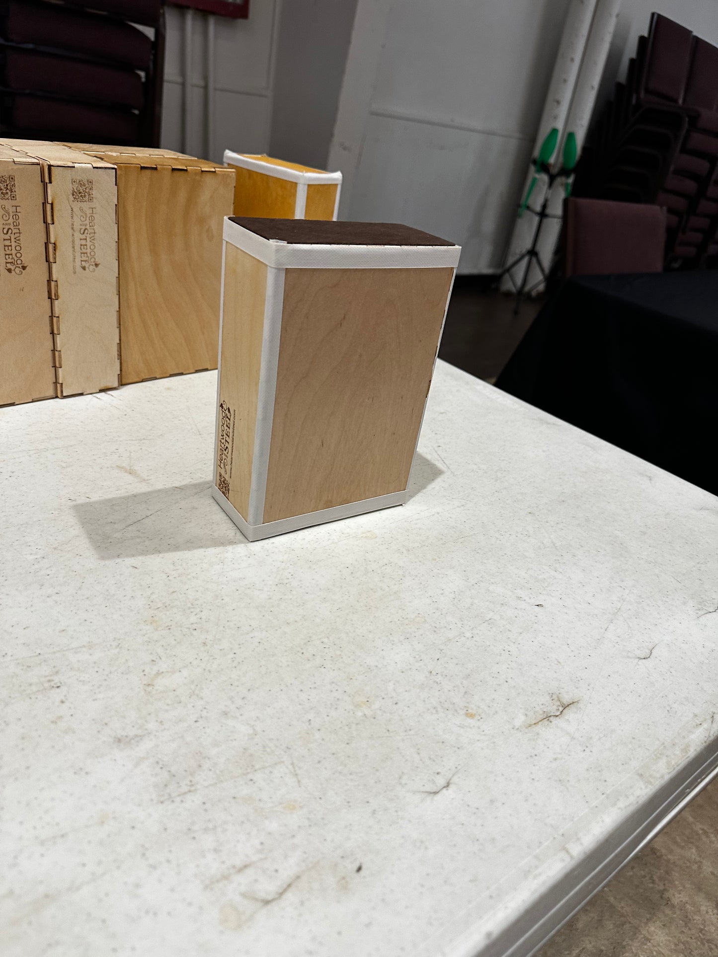 Laser Cut Birch Cigar Boxes for Juggling