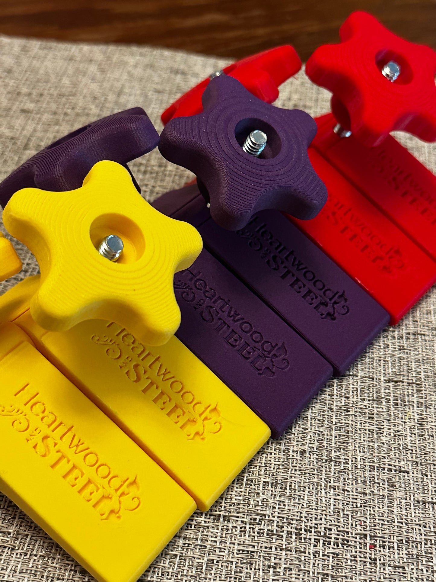 Bright & Bold Strong Hold Down Clamps – Add Color and Functionality to Your Workspace!
